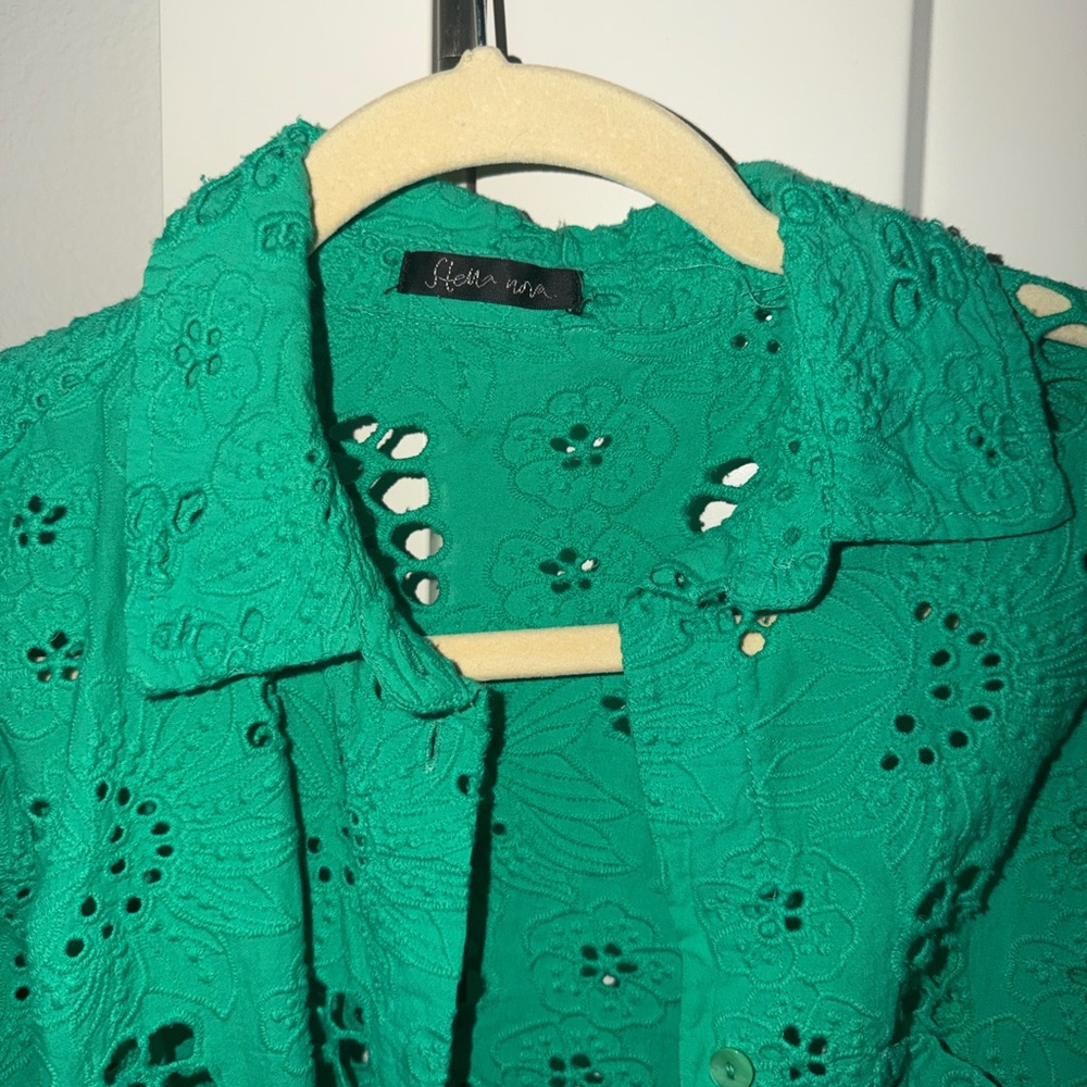 Stella Nova lace button up shirt - Picture 2 of 5